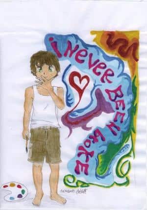 never been broke / bunte wasserfarben