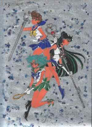 Die drei Euseren Kriegerinnen ( naoko takeuchi nach empfunden)