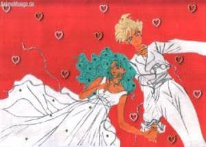 Michiru&Haruka in Love (Naoko Takeuchi nach empfunden)