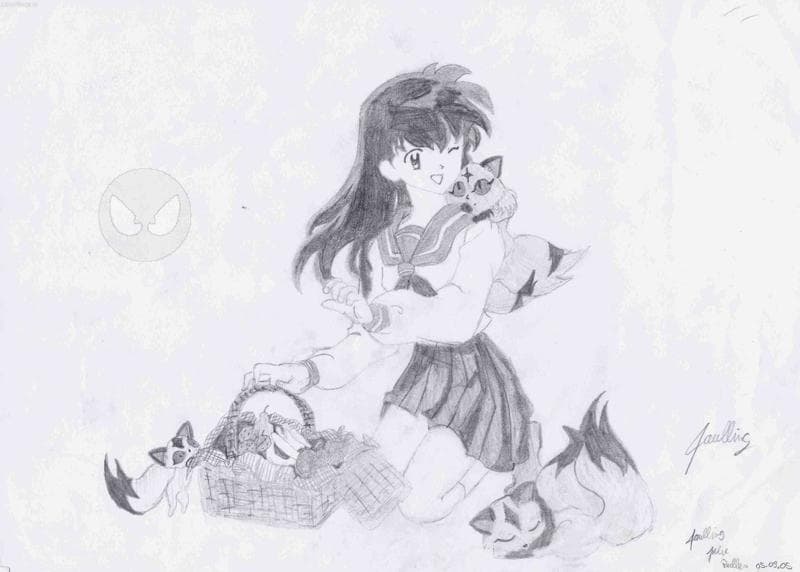 Kagome mit Chiara's Jungen