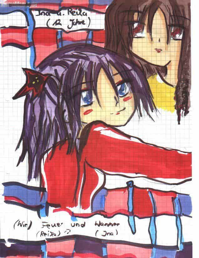 Ina und Reika ( beide 12-13 Jahre)
