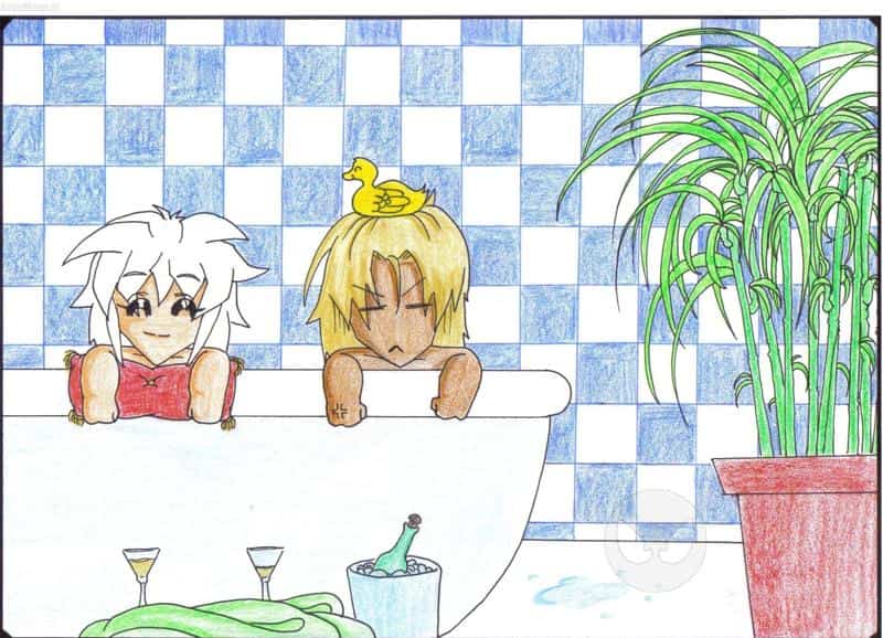 Badetag mit Quitscheentchen