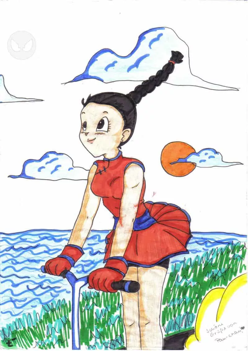 Pan-chan fährt roller...