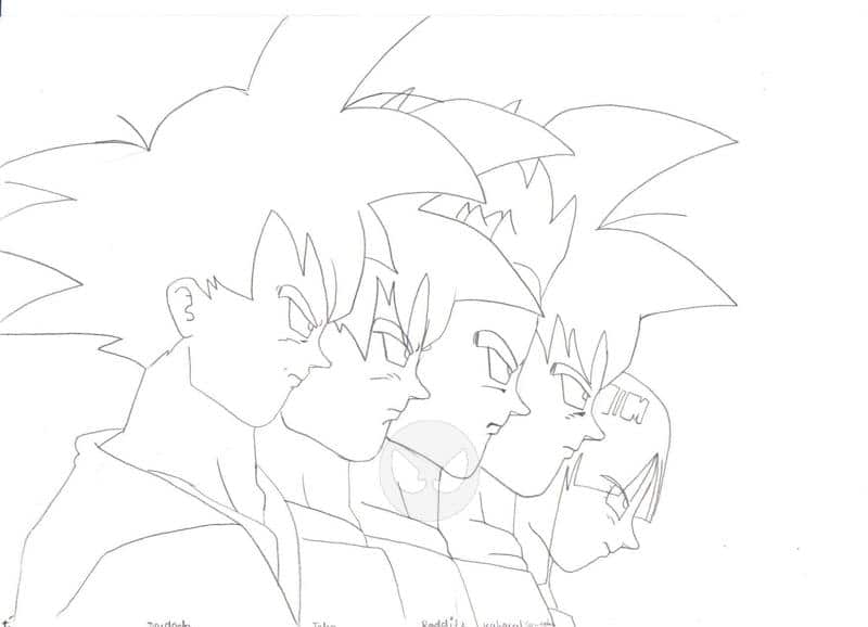 Bardock, Tales, Radditz, Son-goku, pan-chan