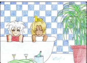 Badetag mit Quitscheentchen