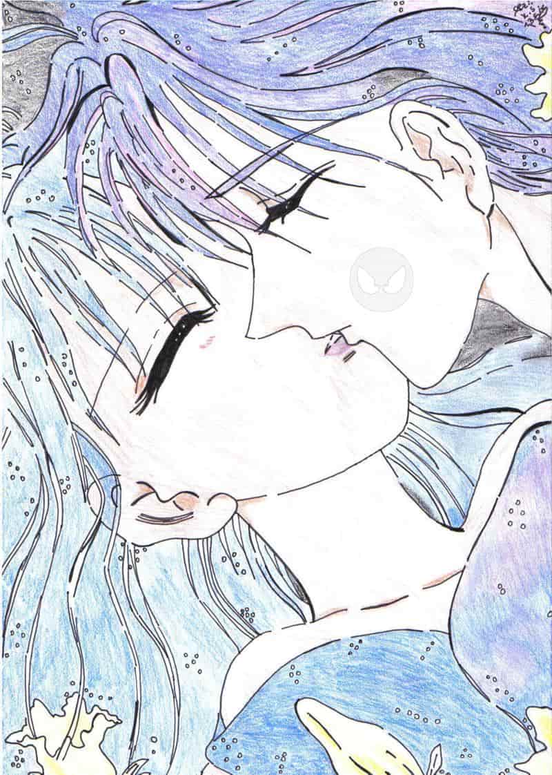 ein leidenschaftlicher kuss!!!! XD~~~