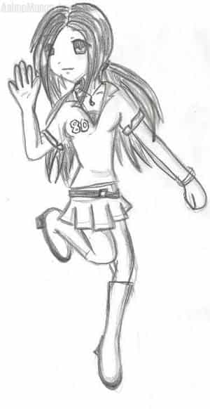 mädchen mit zwei zöpfen