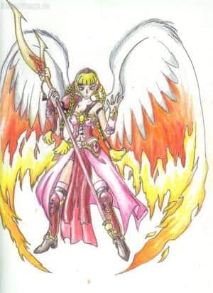 Feuerengel von Kaeru (ihr erstes richtiges Bild)