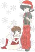Merry Xmas from Iruka and Ranma! ^^