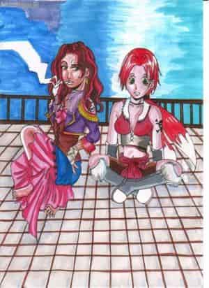 Lara Gold und Rena Fuchsfeder