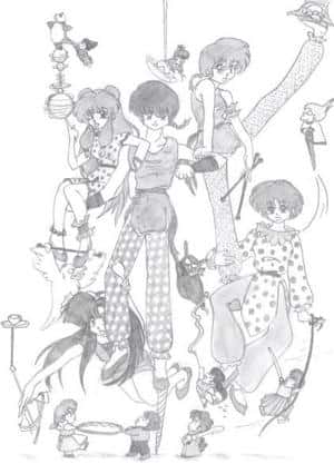 Circus Ranma 1/2 version crayon