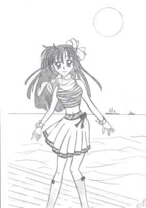 Karikala au bord de la mer