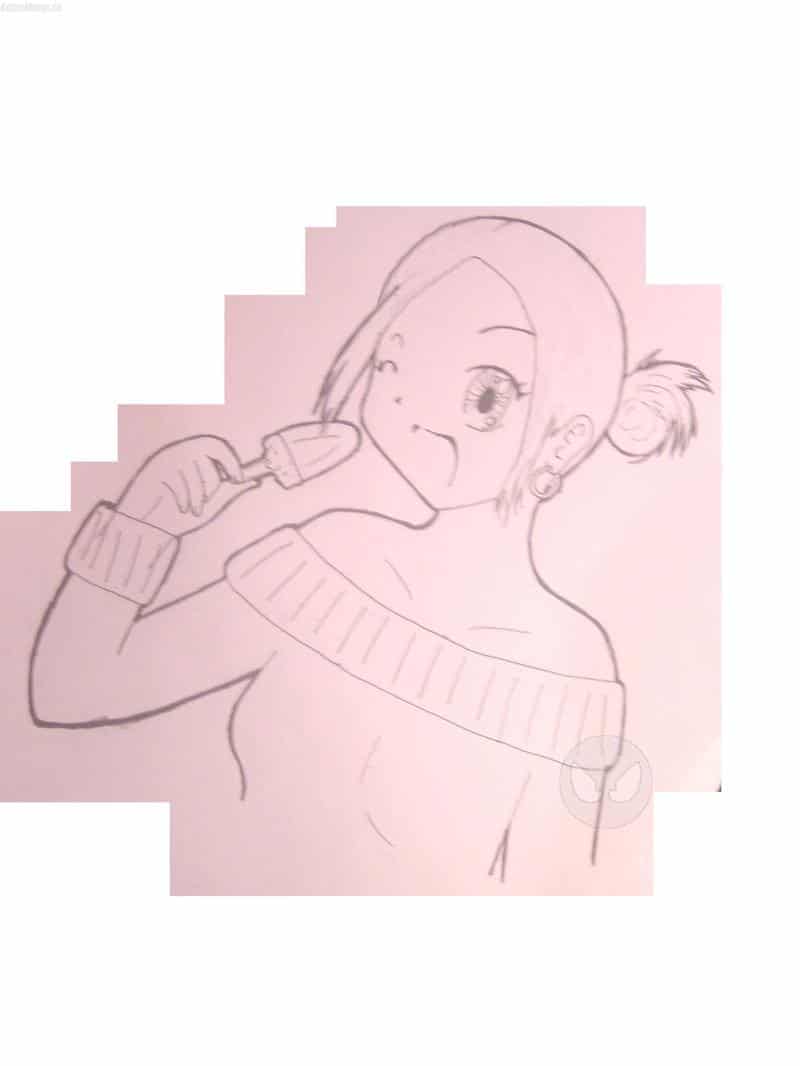 anni schleckert eis im winter ^^