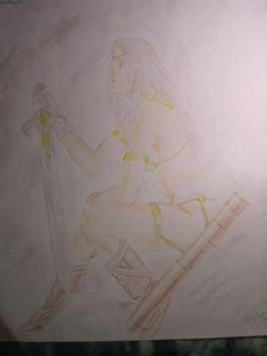 irgendeine frau mit nem schwert... -.-