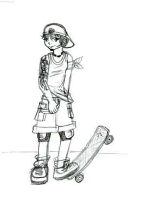 croquis n ° 5 (ou? XD)