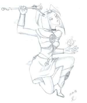 Erd-Elementarmagierin