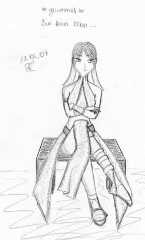 Schmollende Elementarmagierin