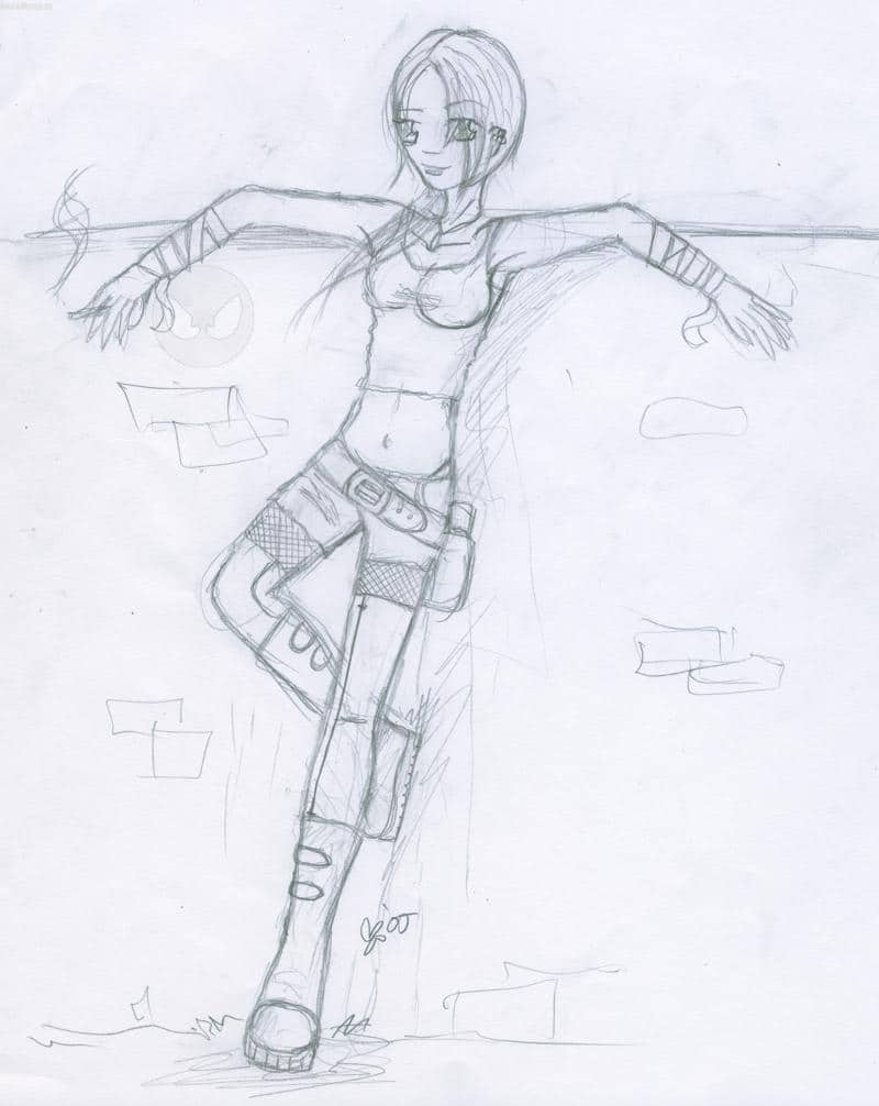 Charaskizze für nen WB