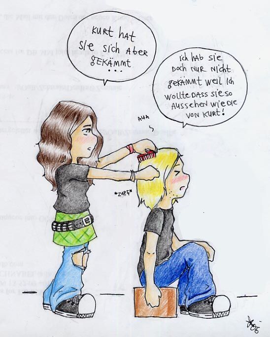 Haare kämmen muss sein xD