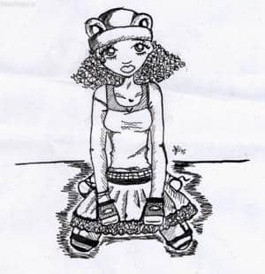 Unbestimmbares Dingsda mit Bärchenmütze