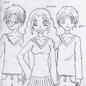 Harry Hermine und Ron OLs oO