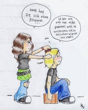Haare kämmen muss sein xD