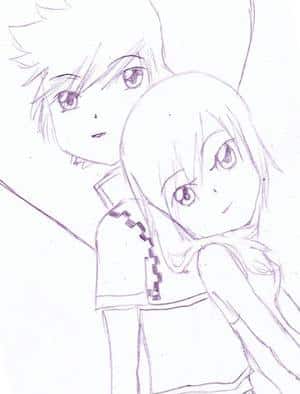 Naminé und Roxas2