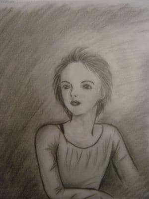 Kohlestift - Zeichnung