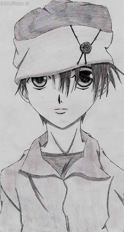 Ein Junge mit einer Mütze