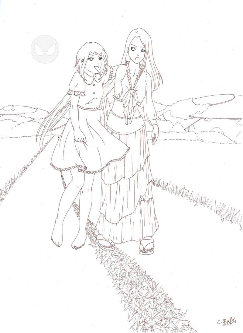 Farfalla & Persephone Outlines