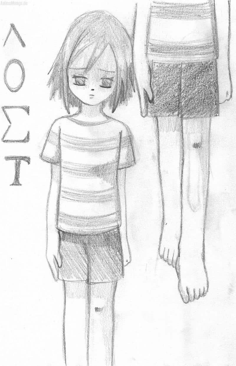 2. Vorzeichnung von "Lost"