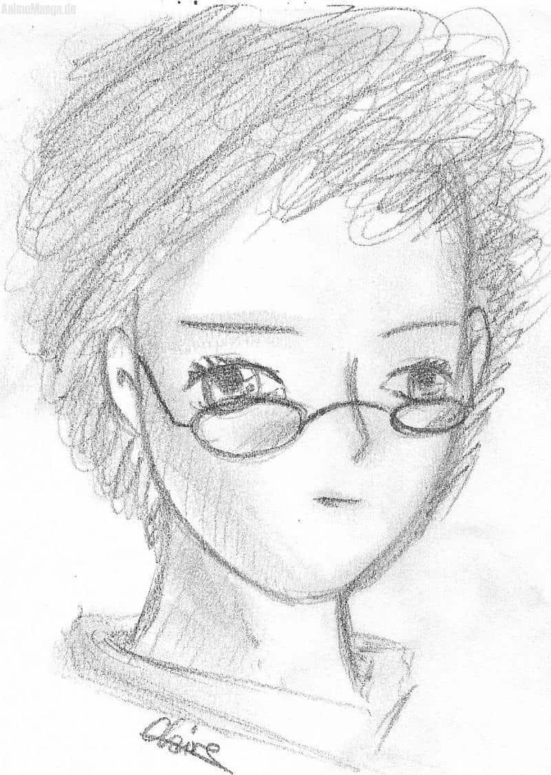 Skizze die im Zug entstanden ist.