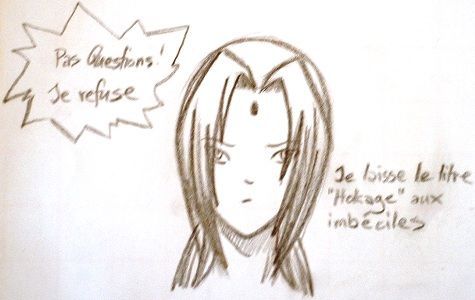 Tsunade - aus dem Kopf gezeichnet