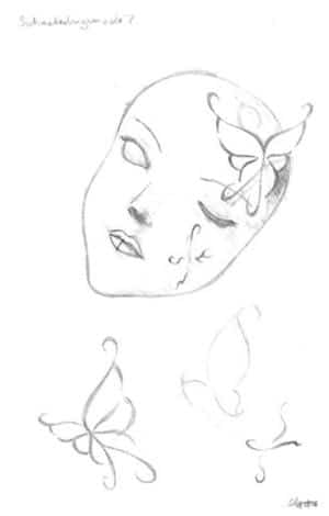 Schmetterlingsmaske 2