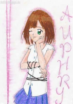 Auphry mit Ölkreiden