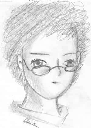 Skizze die im Zug entstanden ist.