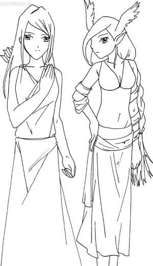 Griechische Jägerinnen