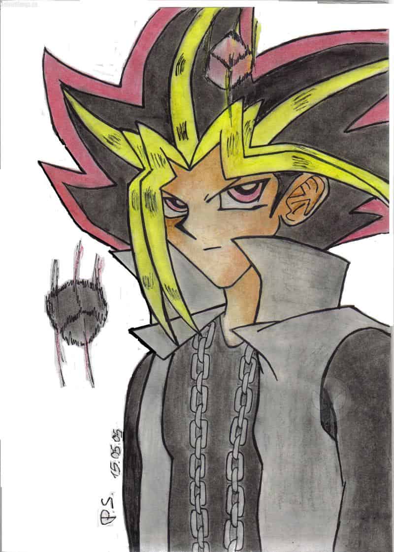 ...and Yami-Yugi: two guys, the same expression