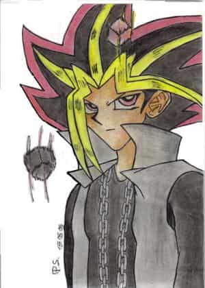 ...and Yami-Yugi: two guys, the same expression