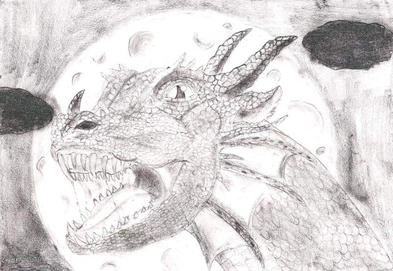 Drache im Mondlicht *groaar* *xD*