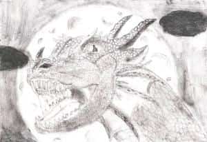 Drache im Mondlicht *groaar* *xD*