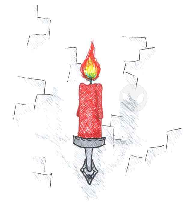 eine kerze xD