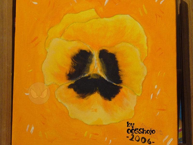 Stiefmütterchen (acryl)