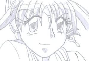 Jeanne(in schwarz-weiß