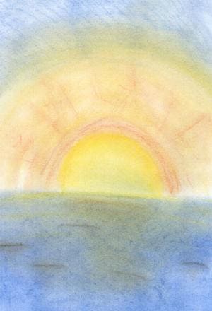 sonnenuntergang am meer