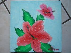 Hibiskus (acryl&leinwand)