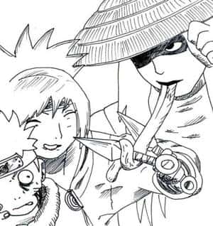 Orochimaru Anko und Naruto