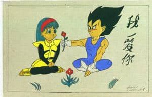 Bulma und Vegeta
