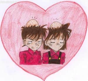 Little Shinichi und Ran...