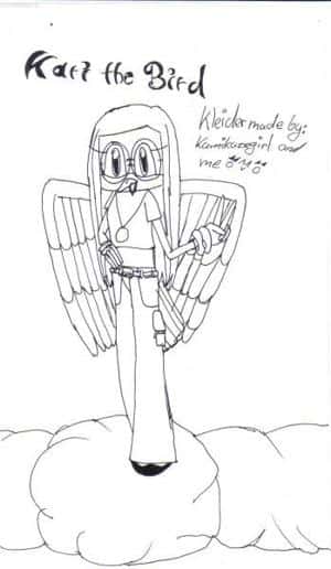 Kamikazegirl im sonic stil only for kamikazegirl(wer will kanns colorn)